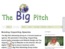 Tablet Screenshot of bigpitch.ca